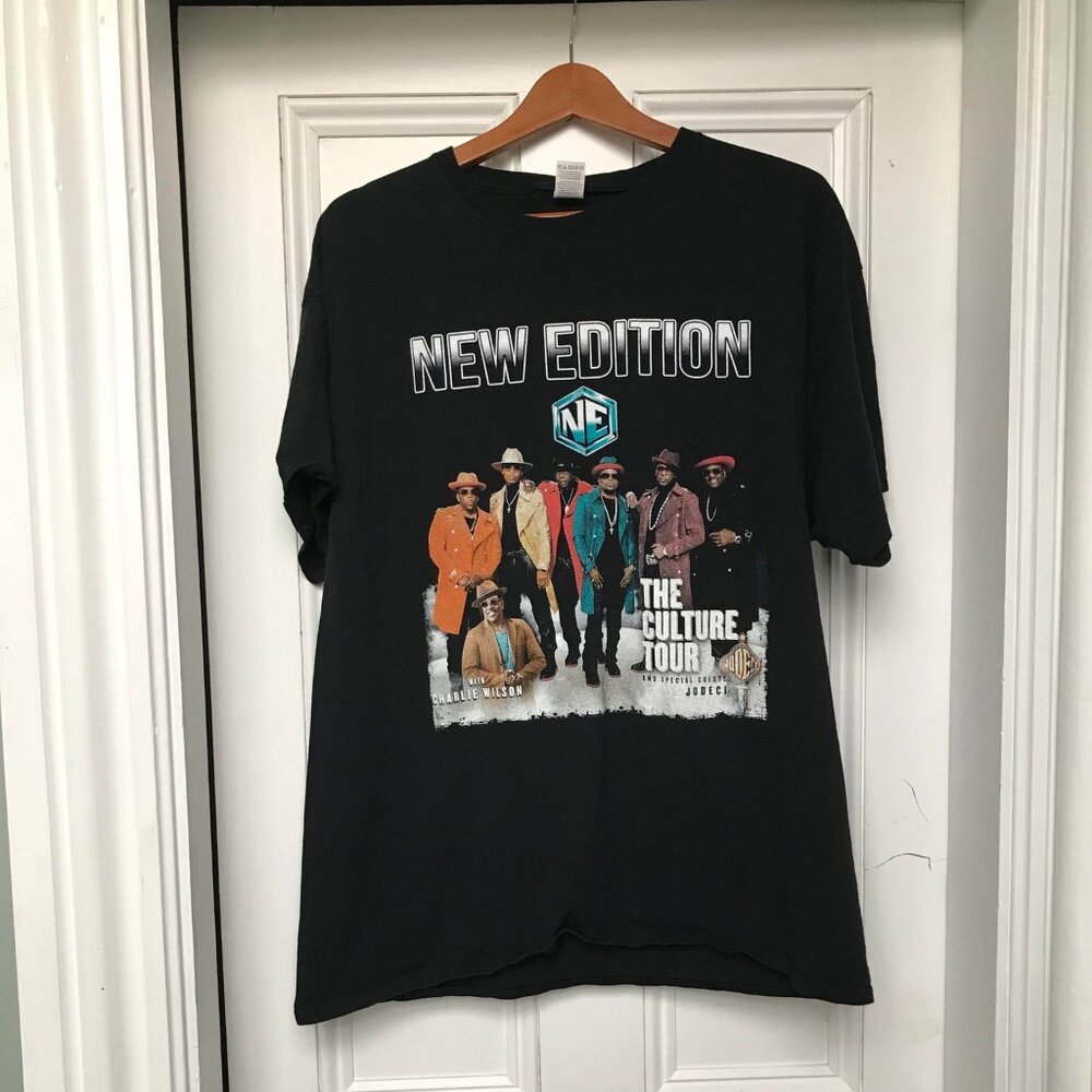 NEW EDITION Band Legacy Tour 2023 CONCERT SHIRT Double Sided Size XL *READ*